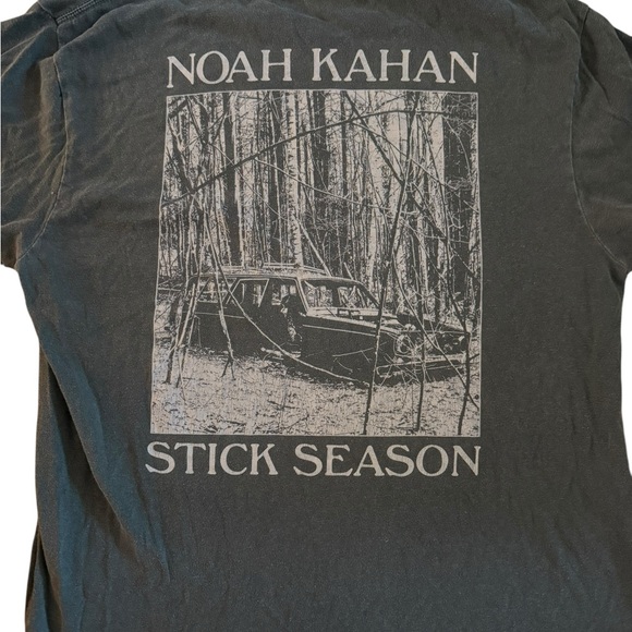 Noah Kahan Stick Season Comfort Colors T-Shirt - Dark Green - Picture 3 of 4